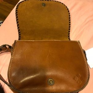 Patricia Nash Leather Saddle Bag